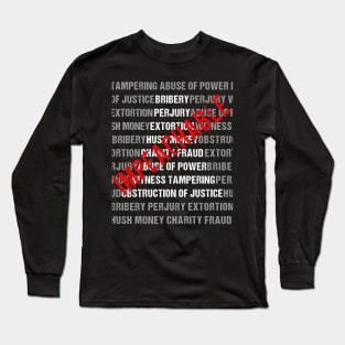 Trump's Impeachable Offenses Long Sleeve T-Shirt